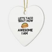Laten we Taco 'Bout' Keramisch Ornament (Links)
