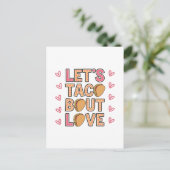 Laten we Taco Bout Love Briefkaart (Staand voorkant)