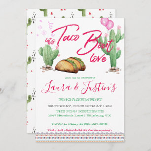 Laten we Taco "Bout Love Engagement Party" Kaart