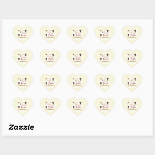 Laten we taco 'bout Love Fiesta Thema Bruidsfeest Hart Sticker