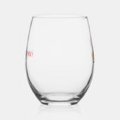 Laten we Taco-bout Love  Wijnglas Zonder Voet (Rechts)