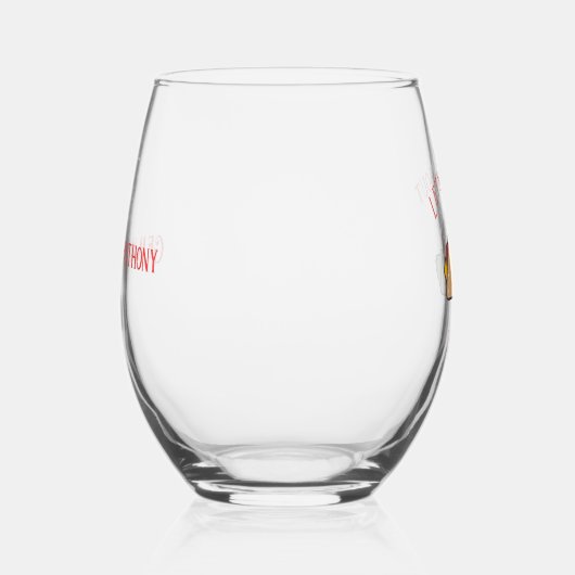 Laten we Taco-bout Love  Wijnglas Zonder Voet (Rechts)