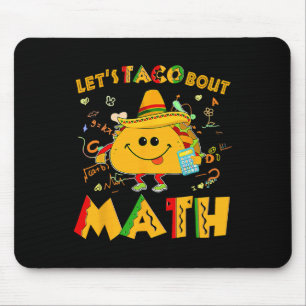 Laten we Taco Bout Wiskunde Funny Cinco de Mayo Wi Muismat