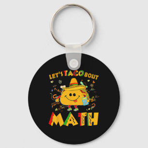 Laten we Taco Bout Wiskunde Funny Cinco de Mayo Wi Sleutelhanger