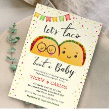 Laten we Taco een Baby gecodeerd Baby shower van F
