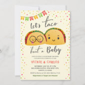 Laten we Taco een Baby gecodeerd Baby shower van F Kaart (Voorkant)