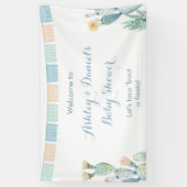 Laten we Taco een Fiesta Baby shower Party Welkoms Spandoek (Verticaal)