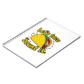 Laten we taco er maar over vertellen notitieboek (Linkerzijde)