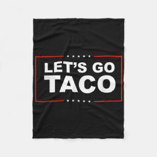 Laten we Taco gaan Fleece Deken