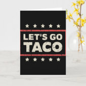 Laten we Taco gaan Kaart (Gele Bloem)