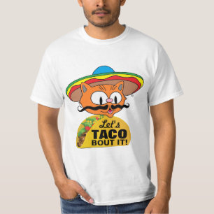 Laten we Taco het uitdelen! Funny Taco Pun T-Shirt