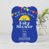 Laten we TACO 'Over een Baby shower Kaart (Staand voorkant)