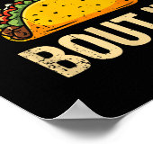 Laten we taco over grappige taco cinco de mayo mex poster (Hoek)