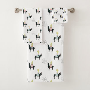 Laten we Taco Over Liefde Bad Handdoek