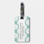 Laten we Taco Over Liefde | BLAUWGROEN LIMOEN Bagagelabel (Achterkant verticaal)