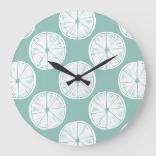 Laten we Taco Over Liefde   BLAUWGROEN LIMOEN Grote Klok