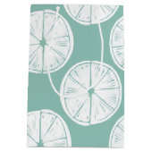 Laten we Taco Over Liefde | BLAUWGROEN LIMOEN Medium Cadeauzakje (Achterkant)