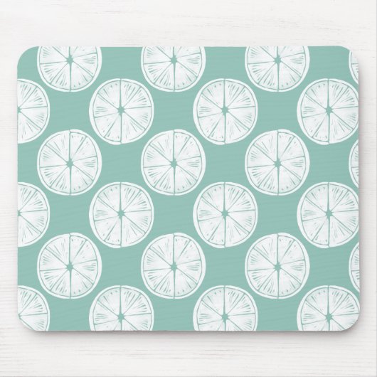 Laten we Taco Over Liefde | BLAUWGROEN LIMOEN Muismat (Voorkant)