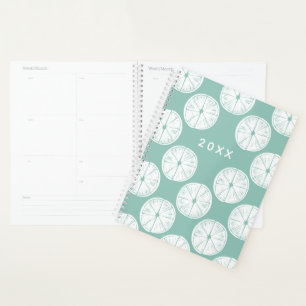 Laten we Taco Over Liefde Blauwgroen Limoen Planner