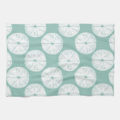 Laten we Taco Over Liefde | BLAUWGROEN LIMOEN Theedoek (Horizontaal)