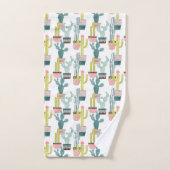 Laten we Taco Over Liefde | Cactus Pattern Bad Handdoek (Handdoek)