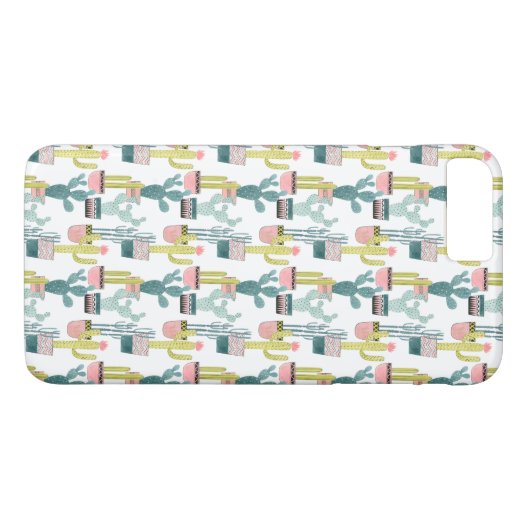 Laten we Taco Over Liefde | Cactus Pattern Case-Mate iPhone Case (Achterkant (Horizontaal))