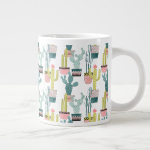 Laten we Taco Over Liefde   Cactus Pattern Grote Koffiekop