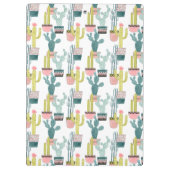 Laten we Taco Over Liefde | Cactus Pattern Klembord (Achterkant)