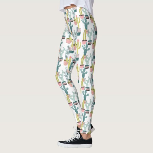 Laten we Taco Over Liefde | Cactus Pattern Leggings (Links)
