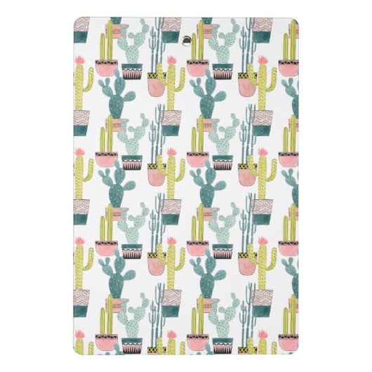 Laten we Taco Over Liefde | Cactus Pattern Mini Klembord (Achterkant)