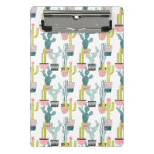 Laten we Taco Over Liefde | Cactus Pattern Mini Klembord (Voorkant)
