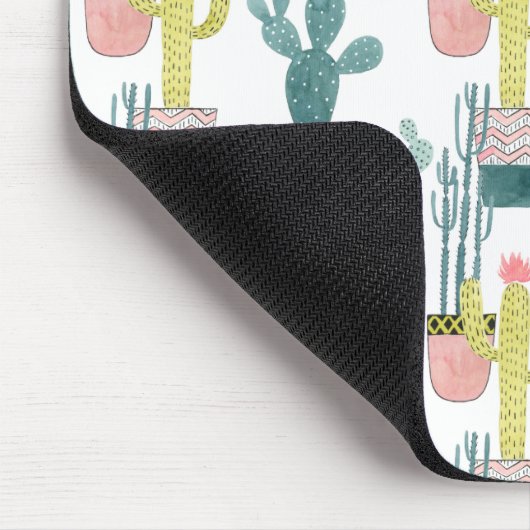 Laten we Taco Over Liefde | Cactus Pattern Muismat (Hoek)