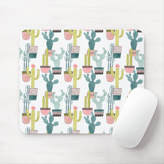 Laten we Taco Over Liefde | Cactus Pattern Muismat (Met muis)