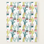 Laten we Taco Over Liefde | Cactus Pattern Planner (Achterkant)