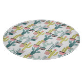 Laten we Taco Over Liefde | Cactus Pattern Snijplank (Hoek)