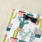 Laten we Taco Over Liefde | Cactus Pattern Strandlaken (In situ)