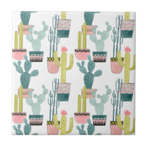 Laten we Taco Over Liefde   Cactus Pattern Tegeltje