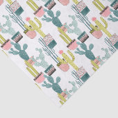Laten we Taco Over Liefde | Cactus Pattern Tissuepapier (Detail)