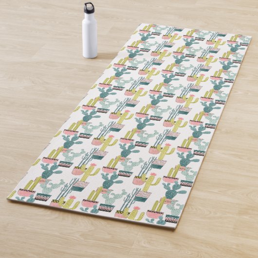 Laten we Taco Over Liefde | Cactus Pattern Yogamat (In situ)
