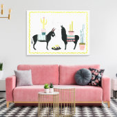 Laten we Taco Over Liefde Canvas Afdruk (Insitu (Woonkamer))