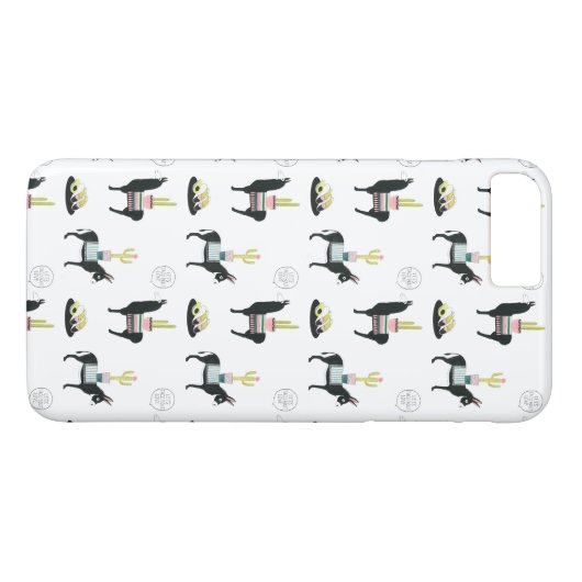 Laten we Taco Over Liefde Case-Mate iPhone Case (Achterkant (Horizontaal))