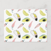 Laten we Taco Over Liefde | Cirkel Taco Element Briefkaart (Voorkant)