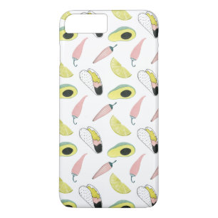 Laten we Taco Over Liefde   Cirkel Taco Element iPhone 8/7 Plus Hoesje