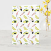 Laten we Taco Over Liefde | Cirkel Taco Element Kaart (Gele Bloem)