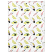 Laten we Taco Over Liefde | Cirkel Taco Element Klembord (Achterkant)