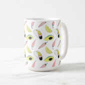 Laten we Taco Over Liefde | Cirkel Taco Element Koffiemok (Voorkant rechts)