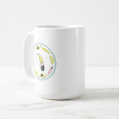 Laten we Taco Over Liefde | Cirkel Taco Element Koffiemok (Voorkant links)