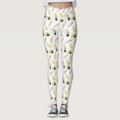 Laten we Taco Over Liefde | Cirkel Taco Element Leggings (Voorkant)
