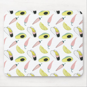 Laten we Taco Over Liefde   Cirkel Taco Element Muismat