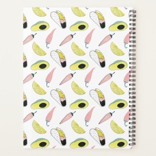 Laten we Taco Over Liefde | Cirkel Taco Element Planner (Achterkant)